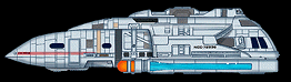 USS Nechayev without the sensor pod